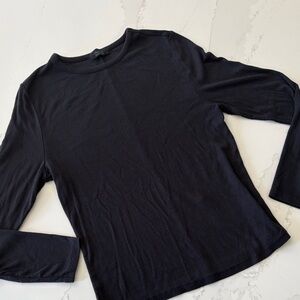 LIKE NEW NUUDS slinky rib long sleeve shirt!
